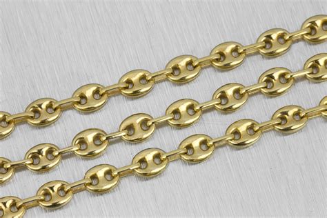 gucci link chains for sale|Gucci puffed mariner chain link.